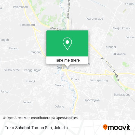 Toko Sahabat Taman Sari, Jalan Juhdi map