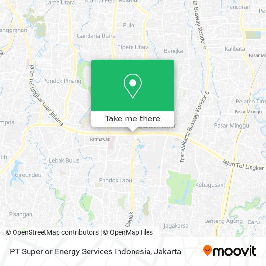 PT Superior Energy Services Indonesia map