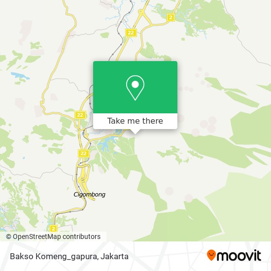 Bakso Komeng_gapura map