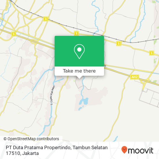 PT Duta Pratama Propertindo, Tambun Selatan 17510 map