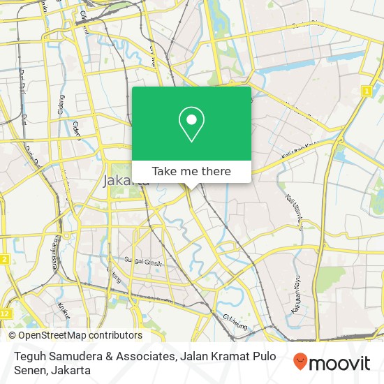 Teguh Samudera & Associates, Jalan Kramat Pulo Senen map