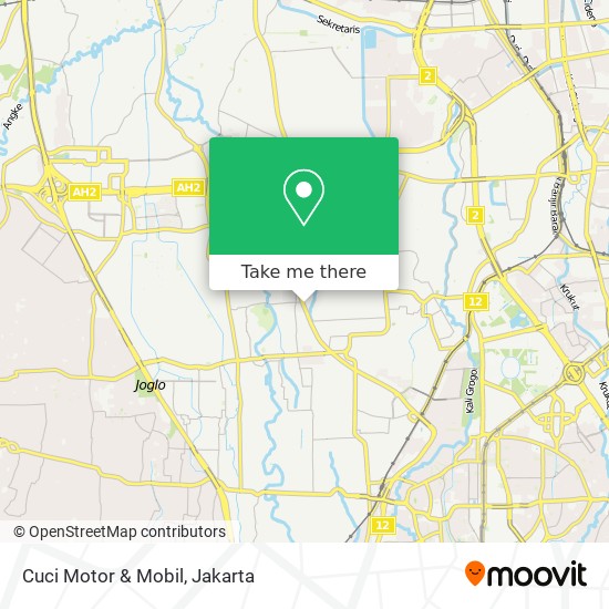 Cuci Motor & Mobil map