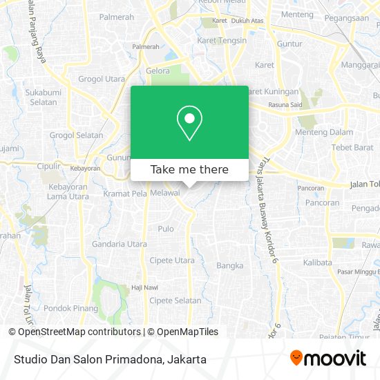 Studio Dan Salon Primadona map