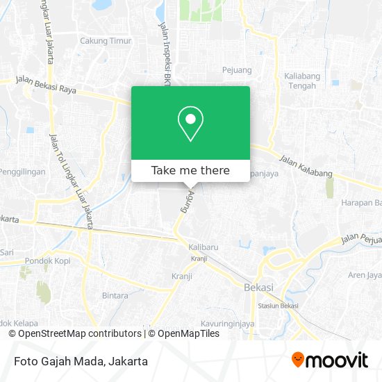 Foto Gajah Mada map