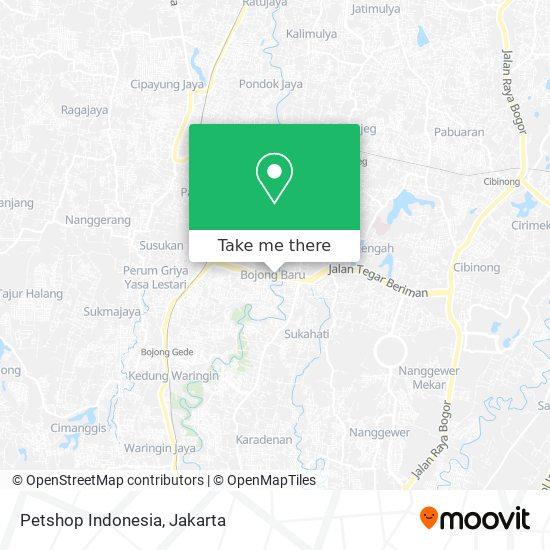 Petshop Indonesia map