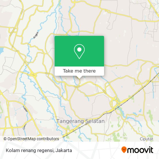 Kolam renang regensi map