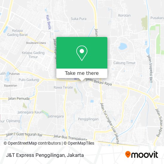J&T Express Penggilingan map