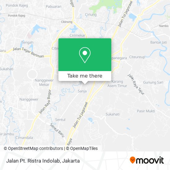 Jalan Pt. Ristra Indolab map