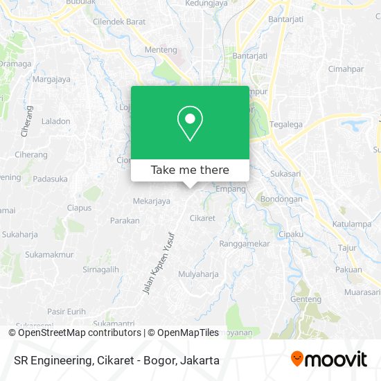 SR Engineering, Cikaret - Bogor map