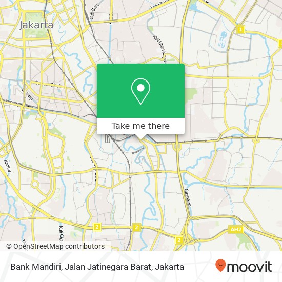 Bank Mandiri, Jalan Jatinegara Barat map