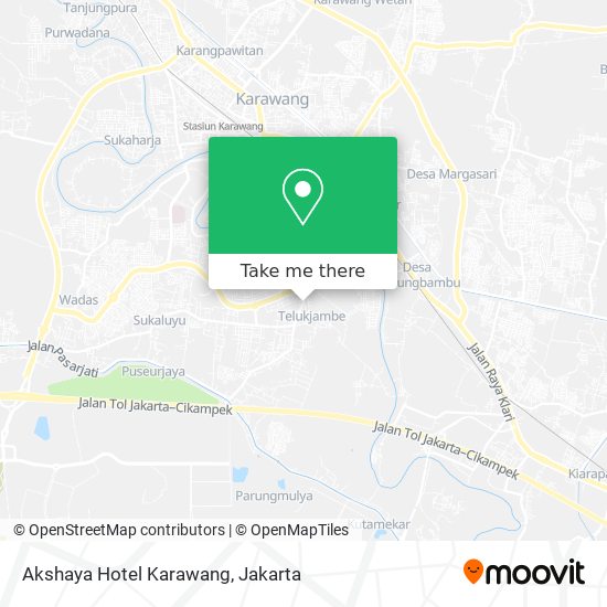 Akshaya Hotel Karawang map
