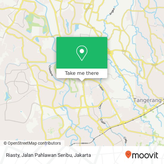 Riasty, Jalan Pahlawan Seribu map