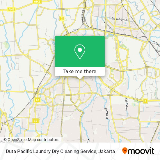 Duta Pacific Laundry Dry Cleaning Service map