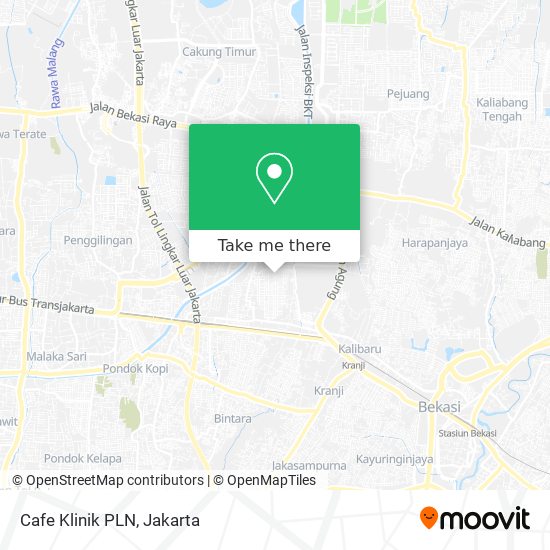 Cafe Klinik PLN map