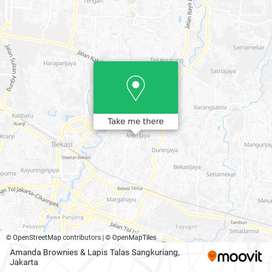 Amanda Brownies & Lapis Talas Sangkuriang map