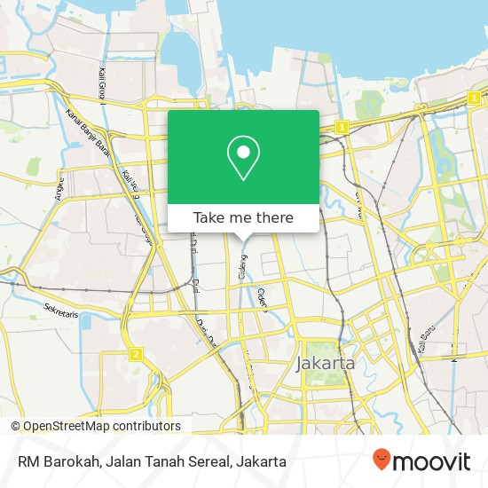 RM Barokah, Jalan Tanah Sereal map