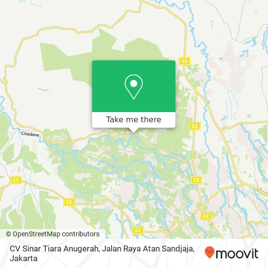 CV Sinar Tiara Anugerah, Jalan Raya Atan Sandjaja map