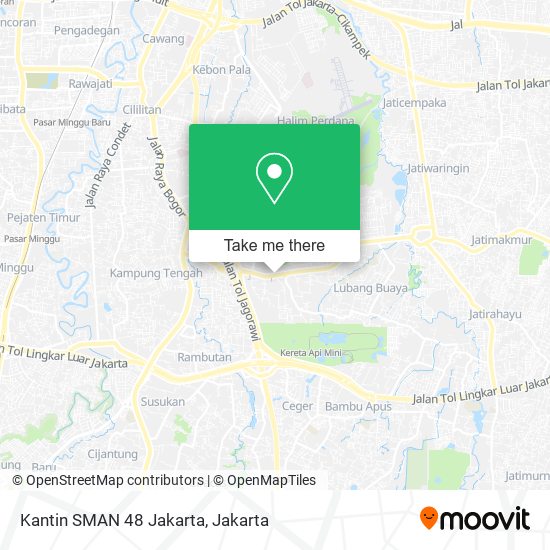 Kantin SMAN 48 Jakarta map