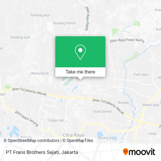 PT Frans Brothers Sejati, Jalan Raya Pasar Kemis map