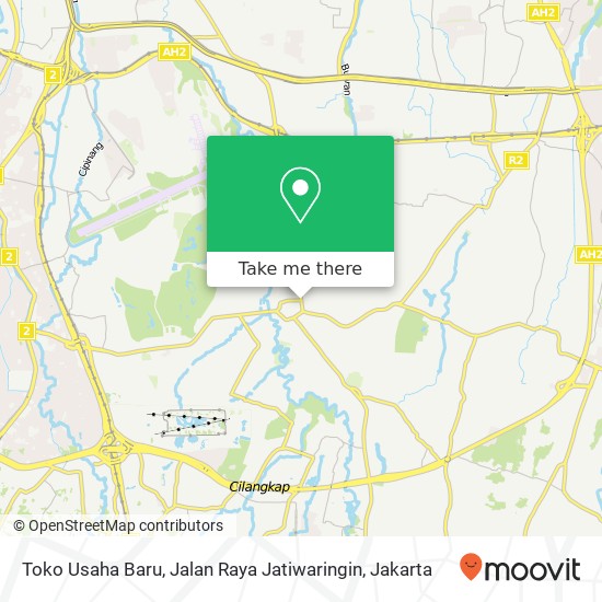 Toko Usaha Baru, Jalan Raya Jatiwaringin map