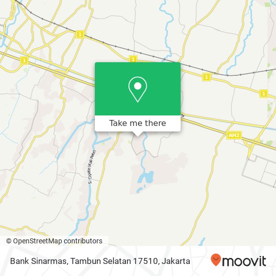 Bank Sinarmas, Tambun Selatan 17510 map