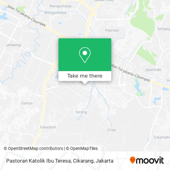 Pastoran Katolik Ibu Teresa, Cikarang map