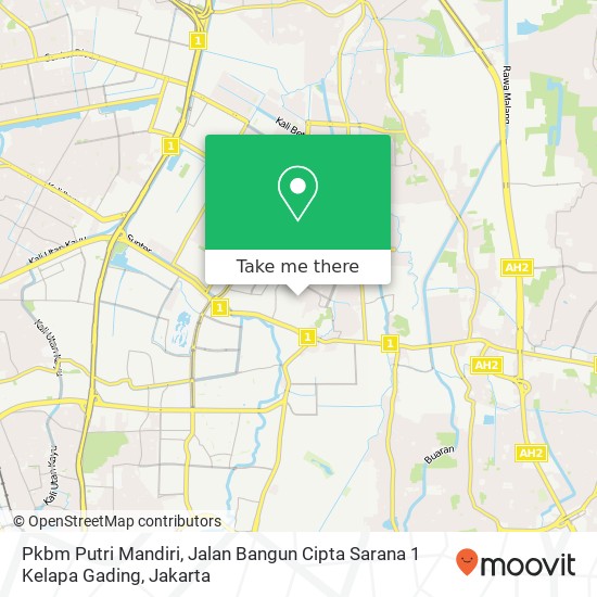 Pkbm Putri Mandiri, Jalan Bangun Cipta Sarana 1 Kelapa Gading map