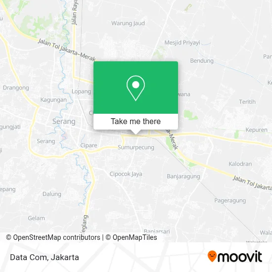 Data Com map