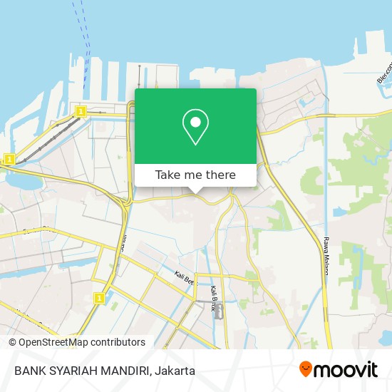 BANK SYARIAH MANDIRI map