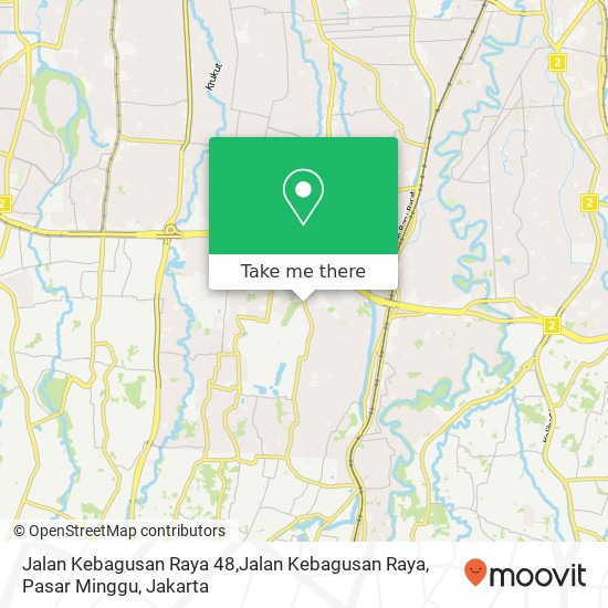 Jalan Kebagusan Raya 48,Jalan Kebagusan Raya, Pasar Minggu map