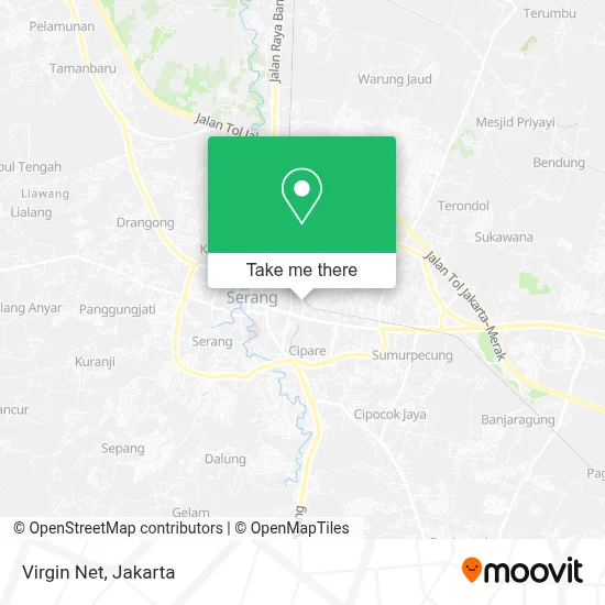 Virgin Net map