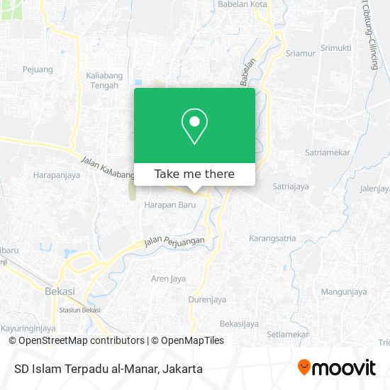 SD Islam Terpadu al-Manar map