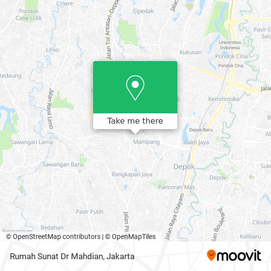 Rumah Sunat Dr Mahdian map