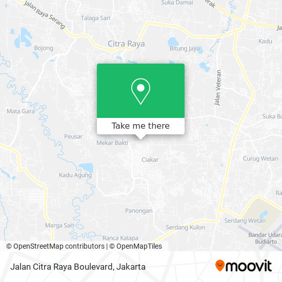 Jalan Citra Raya Boulevard map