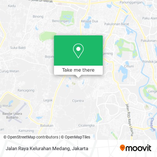 Jalan Raya Kelurahan Medang map