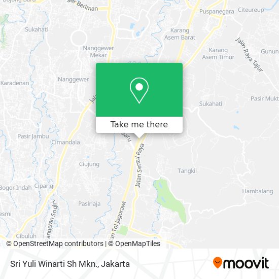 Sri Yuli Winarti Sh Mkn. map