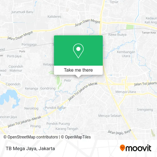 TB Mega Jaya map