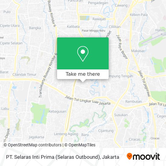 PT. Selaras Inti Prima (Selaras Outbound) map