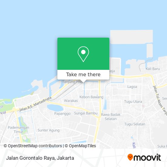 Jalan Gorontalo Raya map