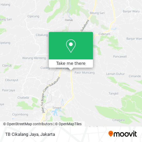 TB Cikalang Jaya map