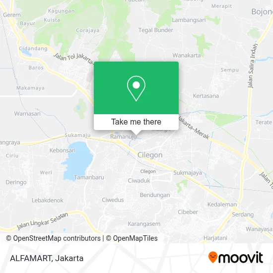 ALFAMART map