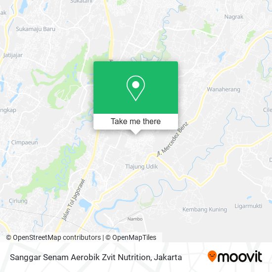 Sanggar Senam Aerobik Zvit Nutrition map