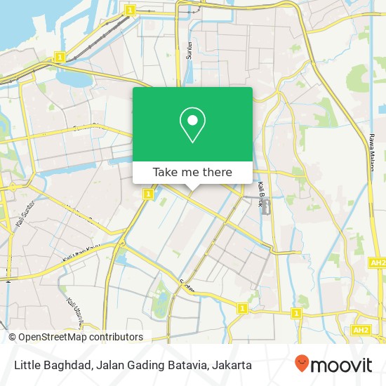 Little Baghdad, Jalan Gading Batavia map