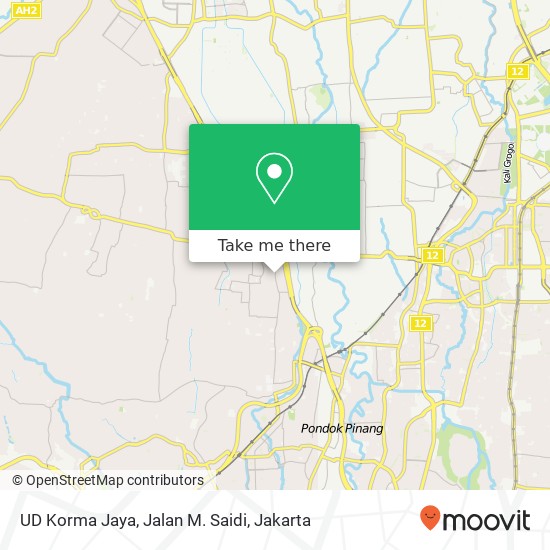 UD Korma Jaya, Jalan M. Saidi map