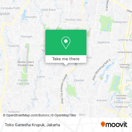 Toko Ganesha Krupuk map