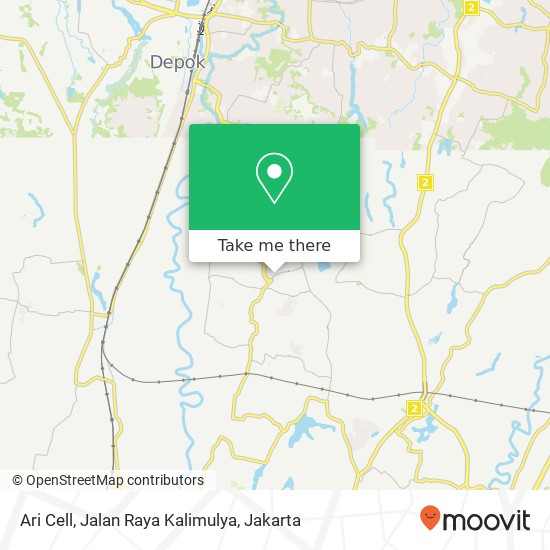 Ari Cell, Jalan Raya Kalimulya map