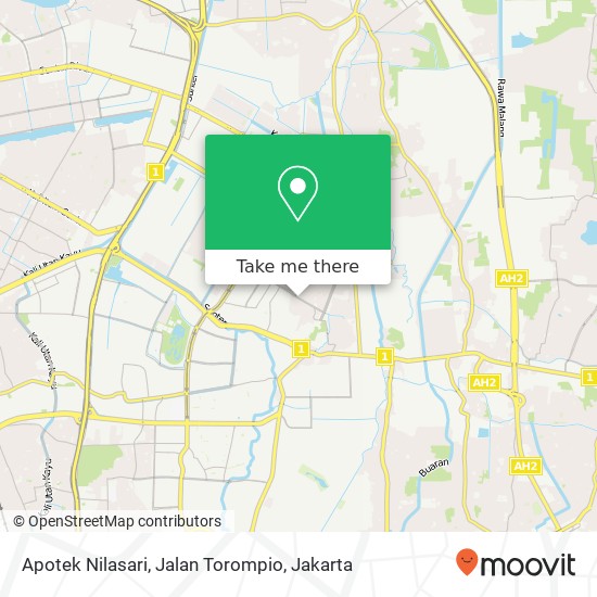 Apotek Nilasari, Jalan Torompio map