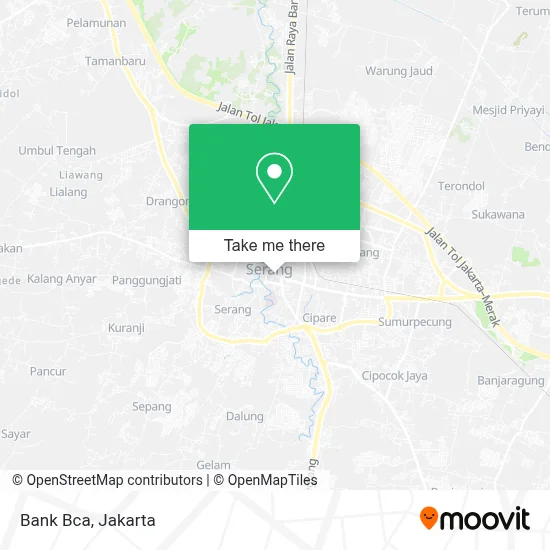 Bank Bca map
