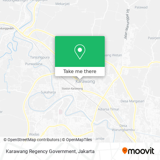 Karawang Regency Government map