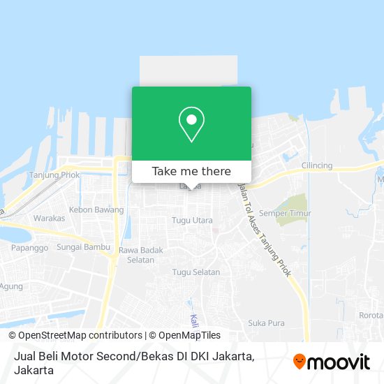 Jual Beli Motor Second / Bekas DI DKI Jakarta map